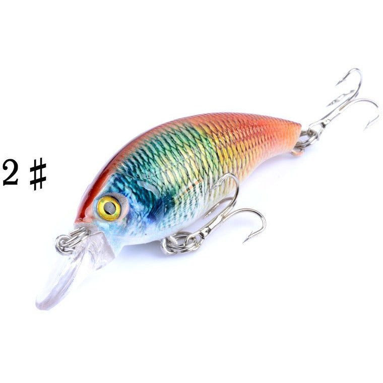 4x 7.5cm Popper Crank Bait Fishing Lure Lures Surface Tackle Saltwater