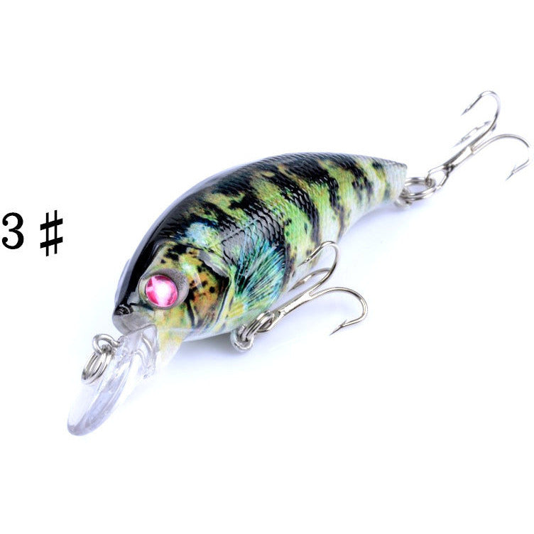 4x 7.5cm Popper Crank Bait Fishing Lure Lures Surface Tackle Saltwater