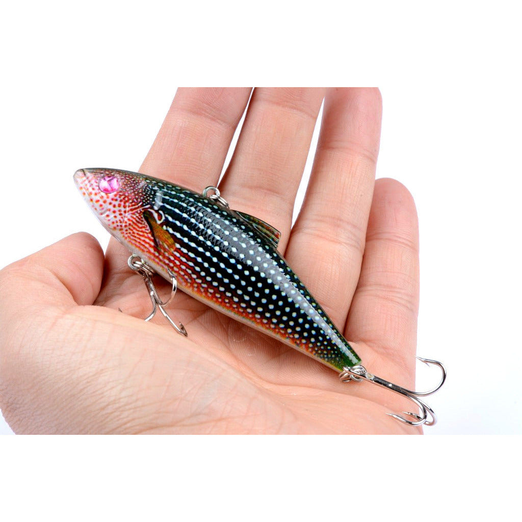 4x 8.5cm Vib Bait Fishing Lure Lures Hook Tackle Saltwater