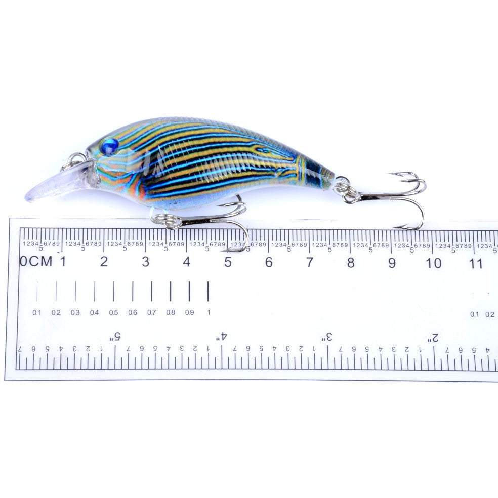 4x 7.5cm Popper Crank Bait Fishing Lure Lures Surface Tackle Saltwater