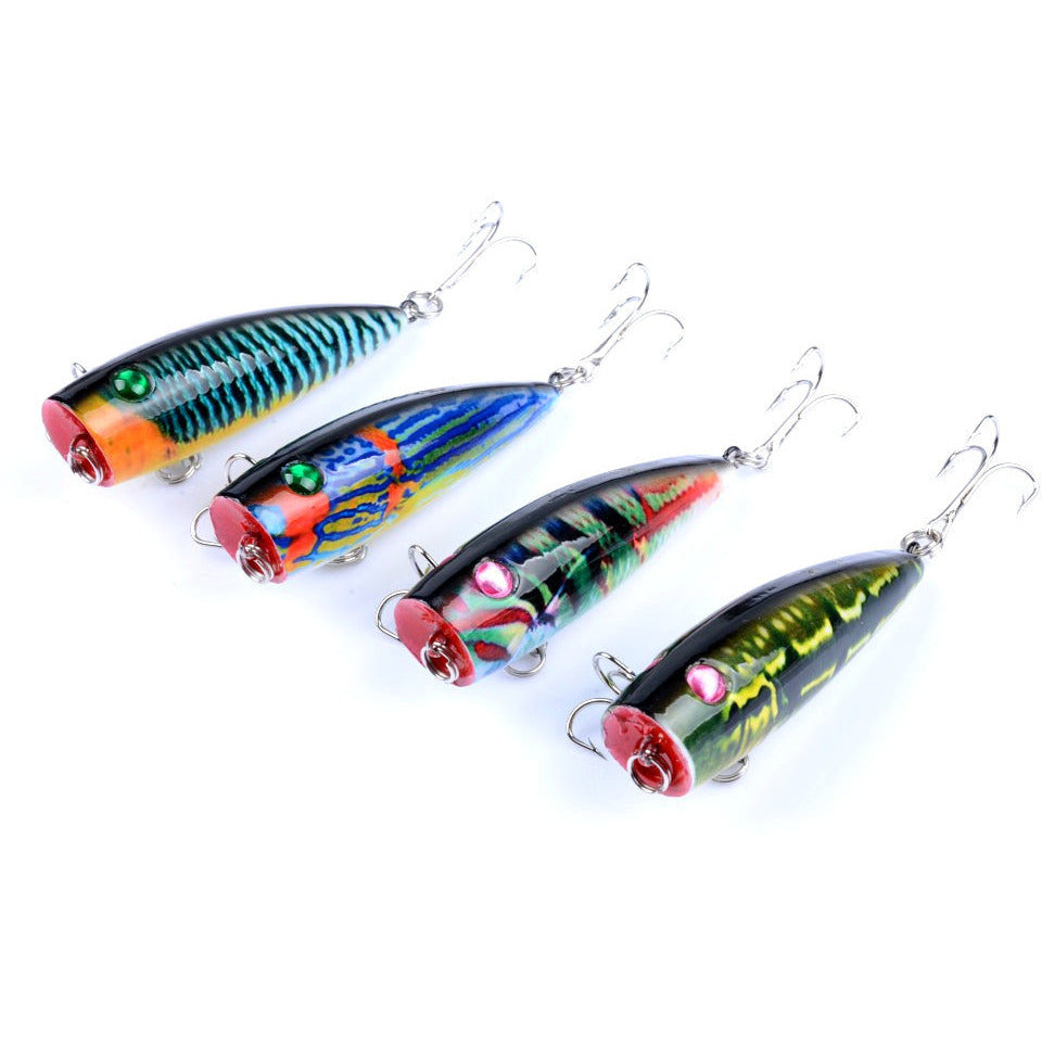 4X 6.8cm Popper Poppers Fishing Lure Lures Surface Tackle Saltwater