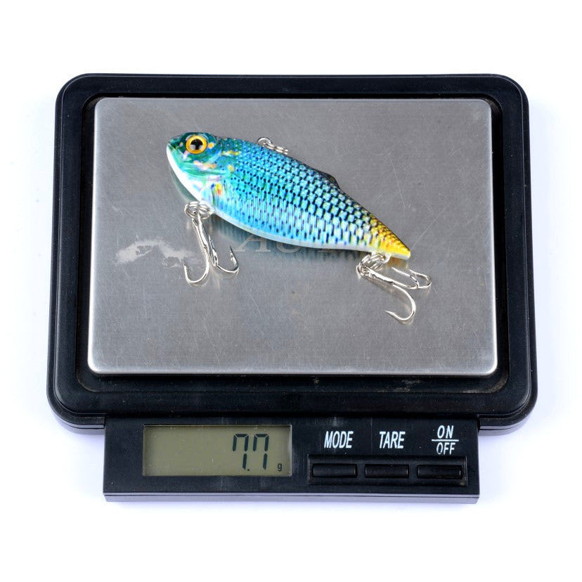 6x 6.5cm Vib Bait Fishing Lure Lures Hook Tackle Saltwater