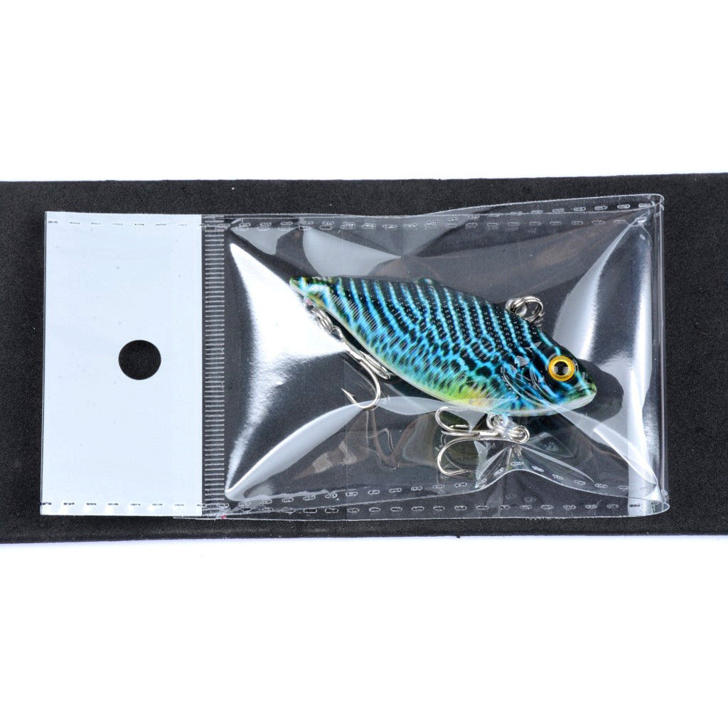 6x 6.5cm Vib Bait Fishing Lure Lures Hook Tackle Saltwater
