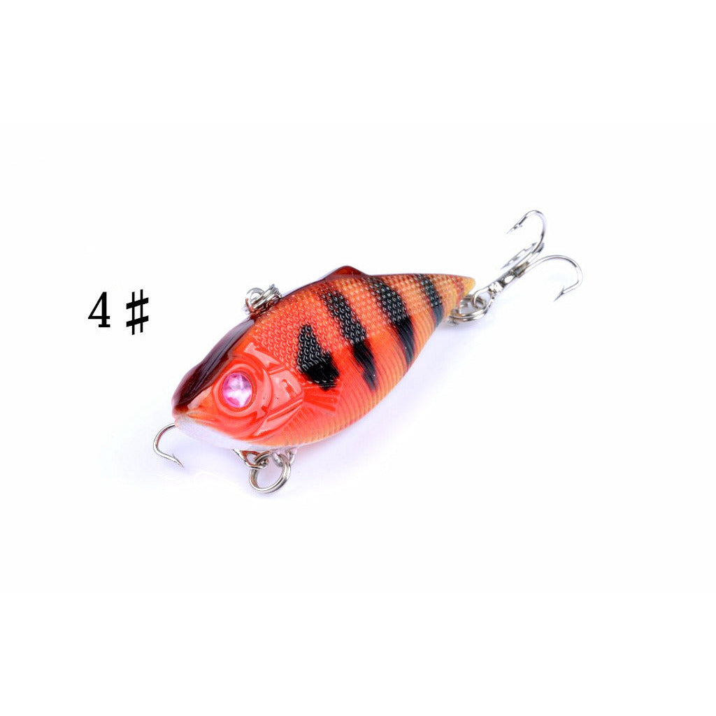 6x 6.5cm Vib Bait Fishing Lure Lures Hook Tackle Saltwater