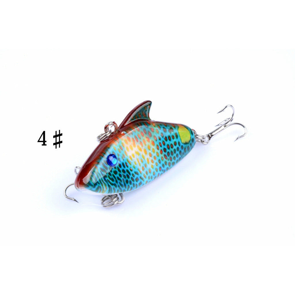 4x 5.5cm Vib Bait Fishing Lure Lures Hook Tackle Saltwater