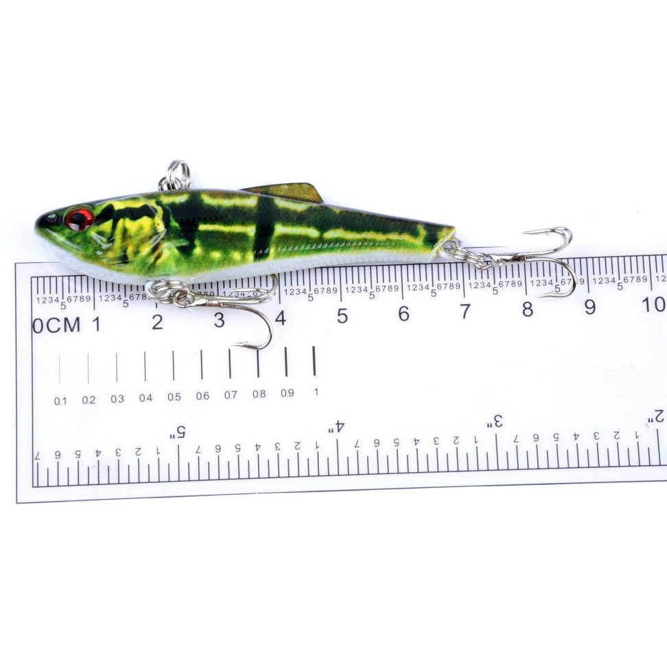 6x 7cm Vib Bait Fishing Lure Lures Hook Tackle Saltwater