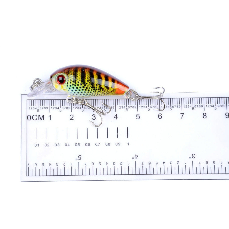 6x 4.5cm Popper Crank Bait Fishing Lure Lures Surface Tackle Saltwater