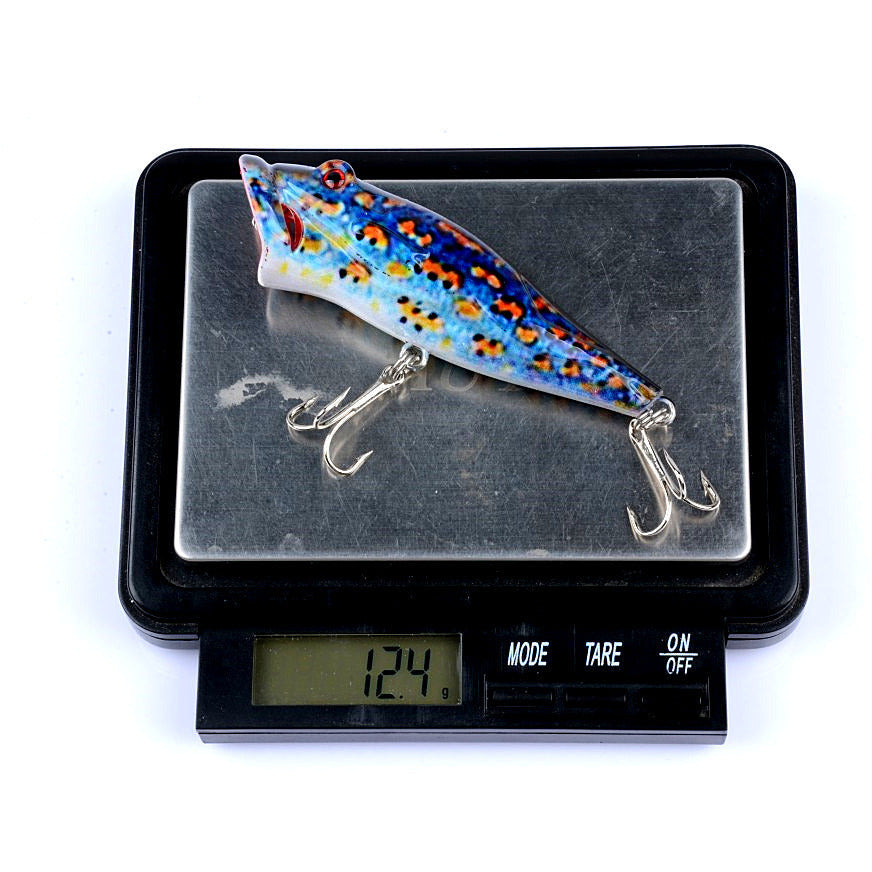 5X 8cm Popper Poppers Fishing Lure Lures Surface Tackle Fresh Saltwater
