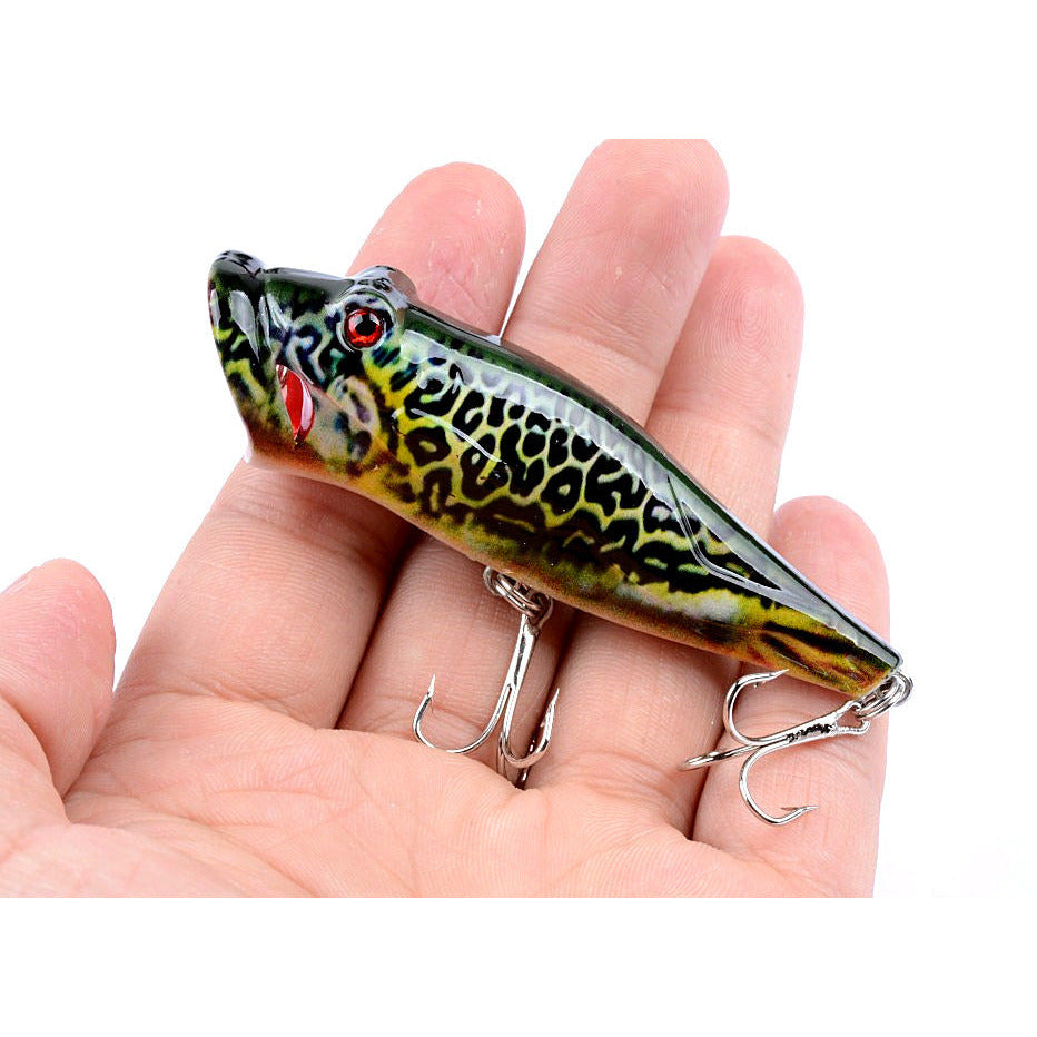 5X 8cm Popper Poppers Fishing Lure Lures Surface Tackle Fresh Saltwater