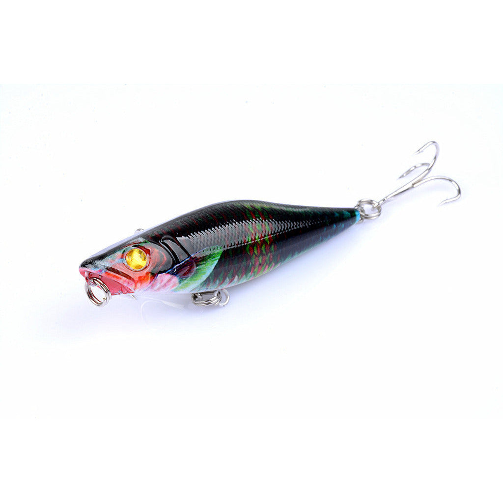 5X 7.5cm Popper Poppers Fishing Lure Lures Surface Tackle Fresh Saltwater
