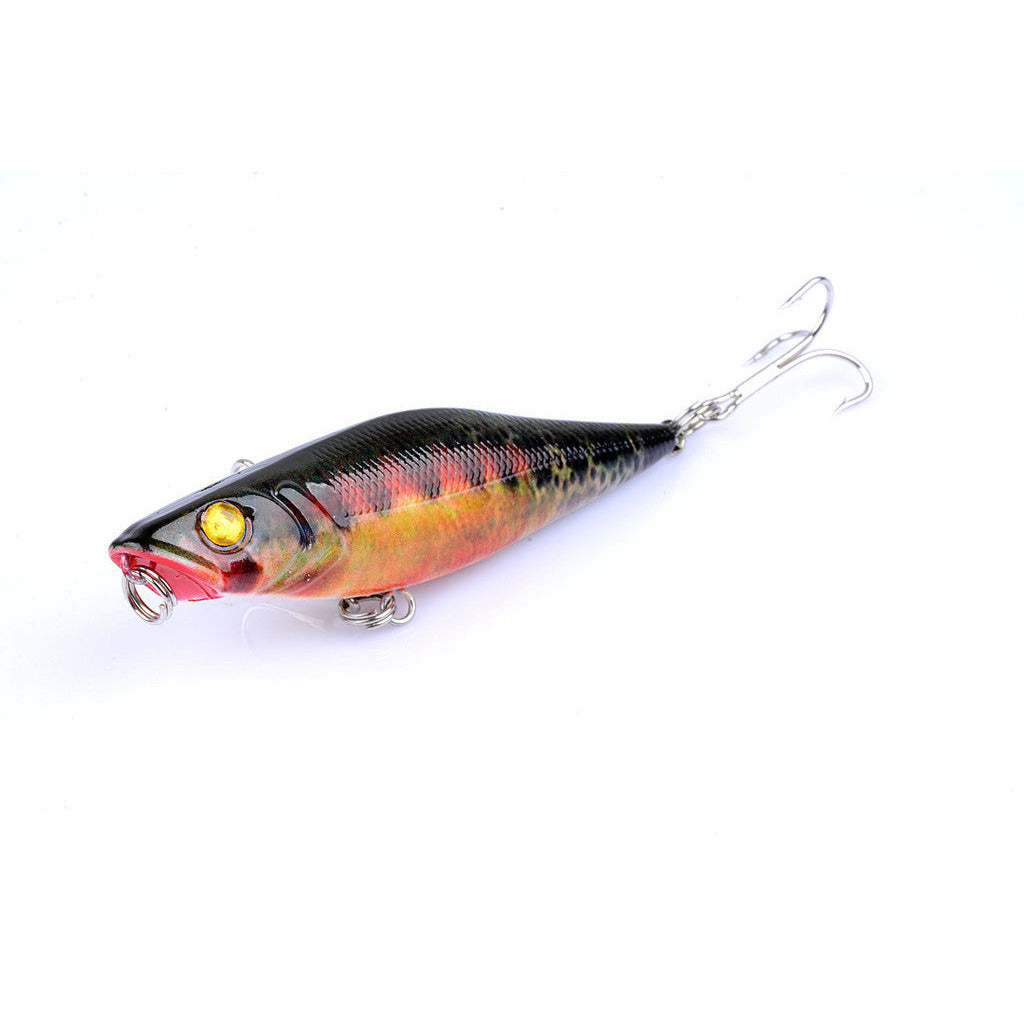 5X 7.5cm Popper Poppers Fishing Lure Lures Surface Tackle Fresh Saltwater