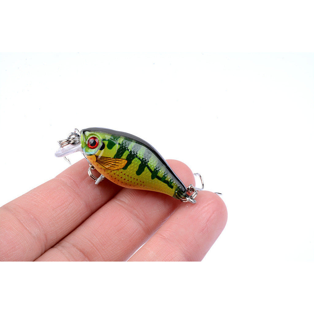 6x 4.3cm Popper Crank Bait Fishing Lure Lures Surface Tackle Saltwater