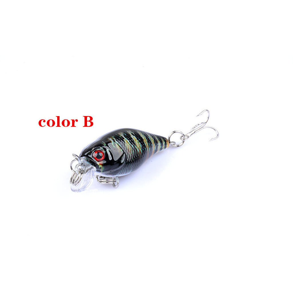 6x 4.3cm Popper Crank Bait Fishing Lure Lures Surface Tackle Saltwater