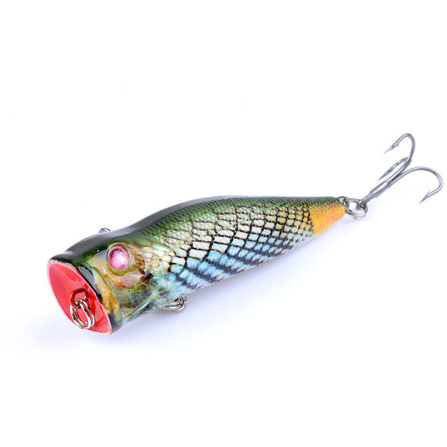 6X 7cm Popper Poppers Fishing Lure Lures Surface Tackle Fresh Saltwater
