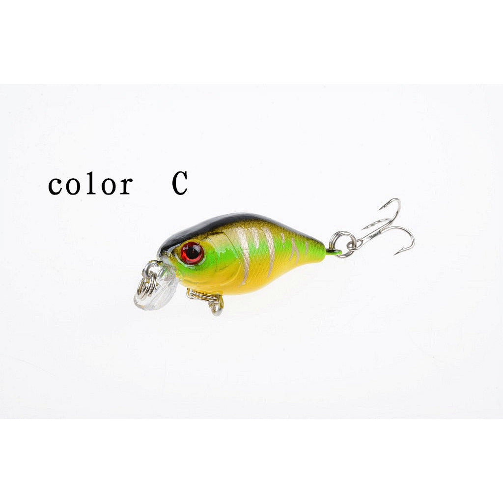 6x 4.5cm Popper Crank Bait Fishing Lure Lures Surface Tackle Saltwater