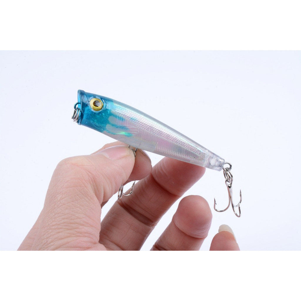 8X 6.5cm Popper Poppers Fishing Lure Lures Surface Tackle Fresh Saltwater