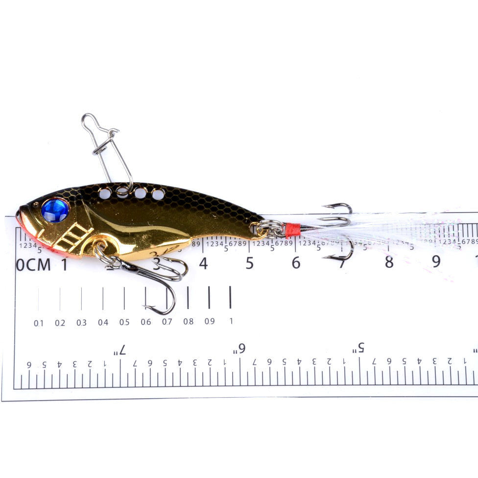4x 5.5cm Vib Bait Fishing Lure Lures Hook Tackle Saltwater