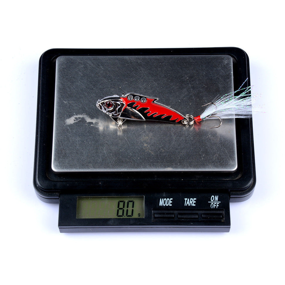 4X 8g Fishing Switchblade Blade VIBE VIB Metal Lures 50mm