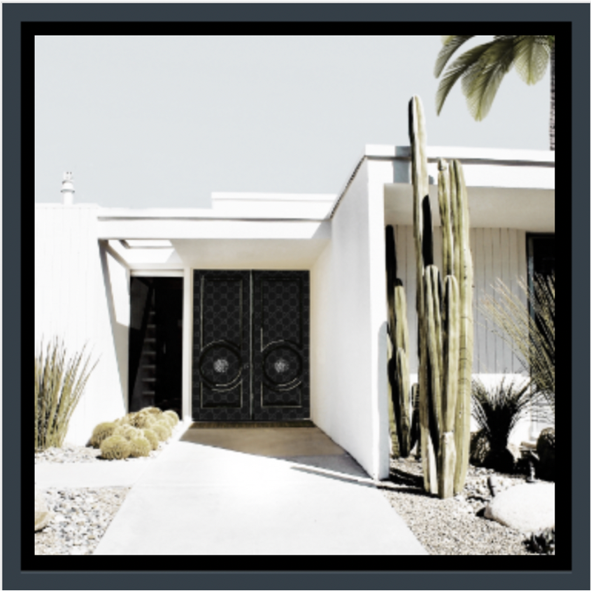 Interior Ave - Resident G - 60cm x 60cm Canvas Artwork