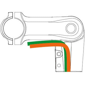 Satori UP2 Plus Ebike Height Adjustable Stem MTB Mountain Cable Hide