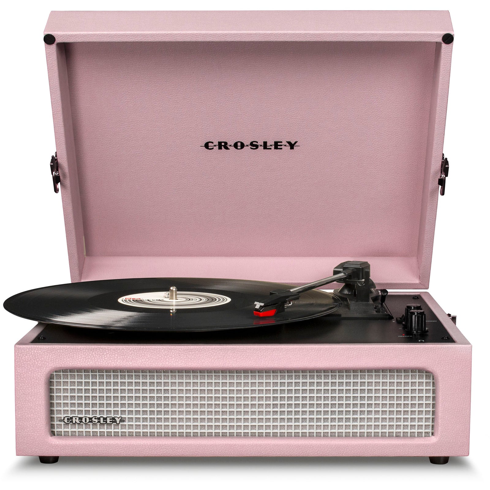 Crosley Voyager Bluetooth Portable Turntable + Crosley SOHO Stand Bundle - Amethyst