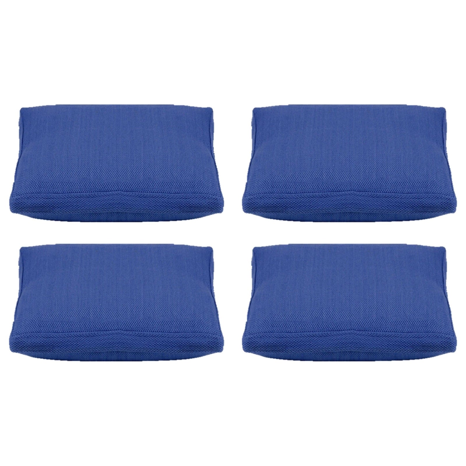 Pack of 4 Classic Sky Blue Large 56x56cm Box Sided Cushion Cover Chair pad covers