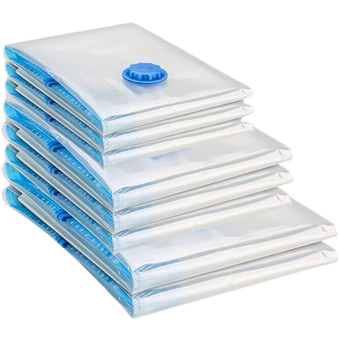 9 Pack Space Saver Vacuum Seal Storage Bag Kit, 2 Large, 5 Medium & 2 Small
