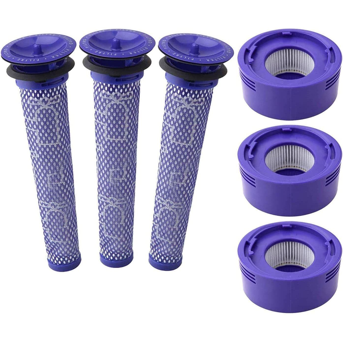 3 X Filter Kits for DYSON V7 (SV11, SV37) & V8 (SV10, SV25) Vacuum Cleaners