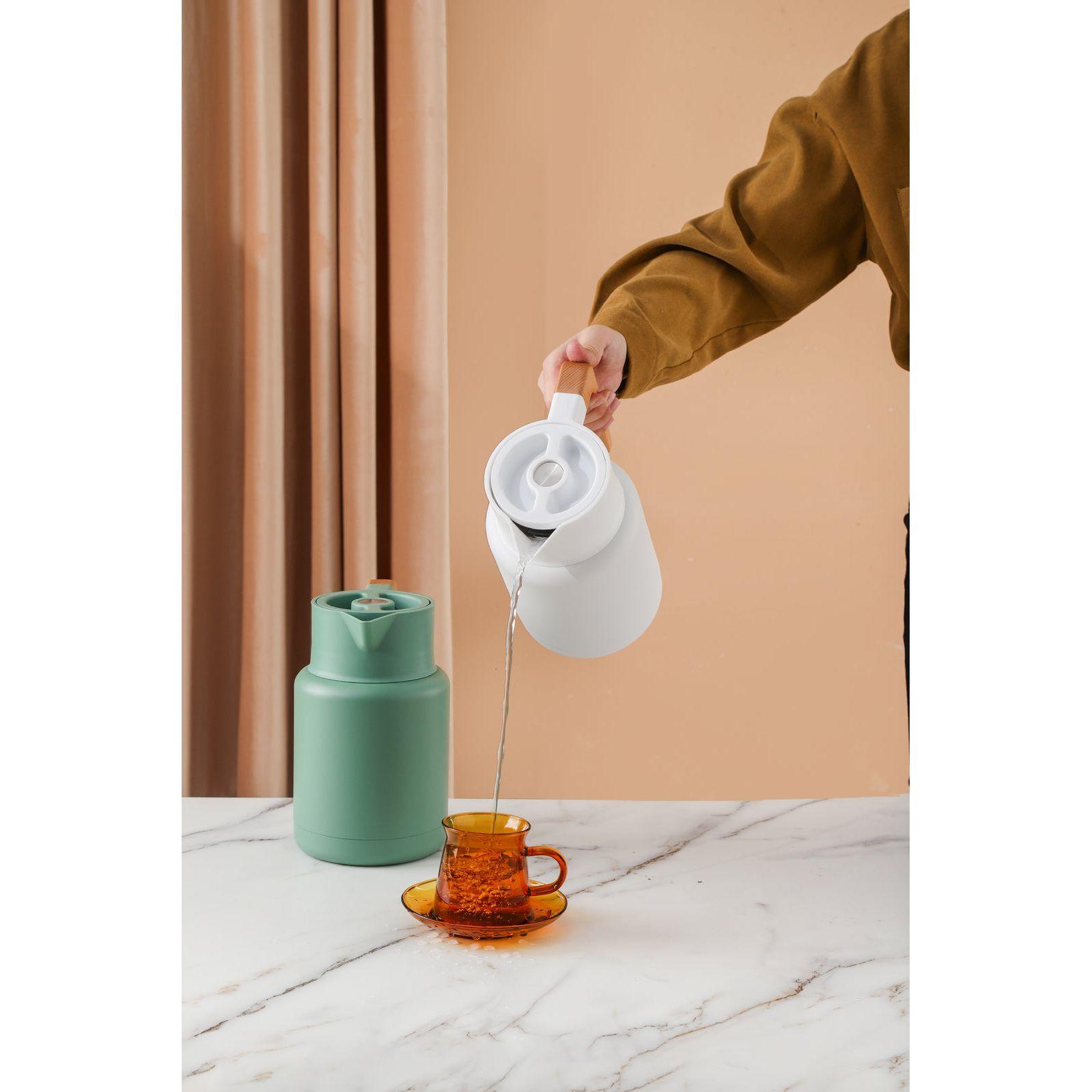 Kylin 304 Stainless Steel Japanese Vaccum Jug 1.3L - White