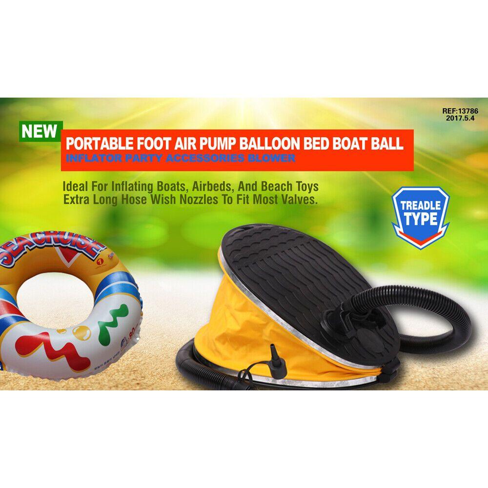 Portable Foot Air Pump Balloon Bed Boat Ball Inflator Party Accessories Blower