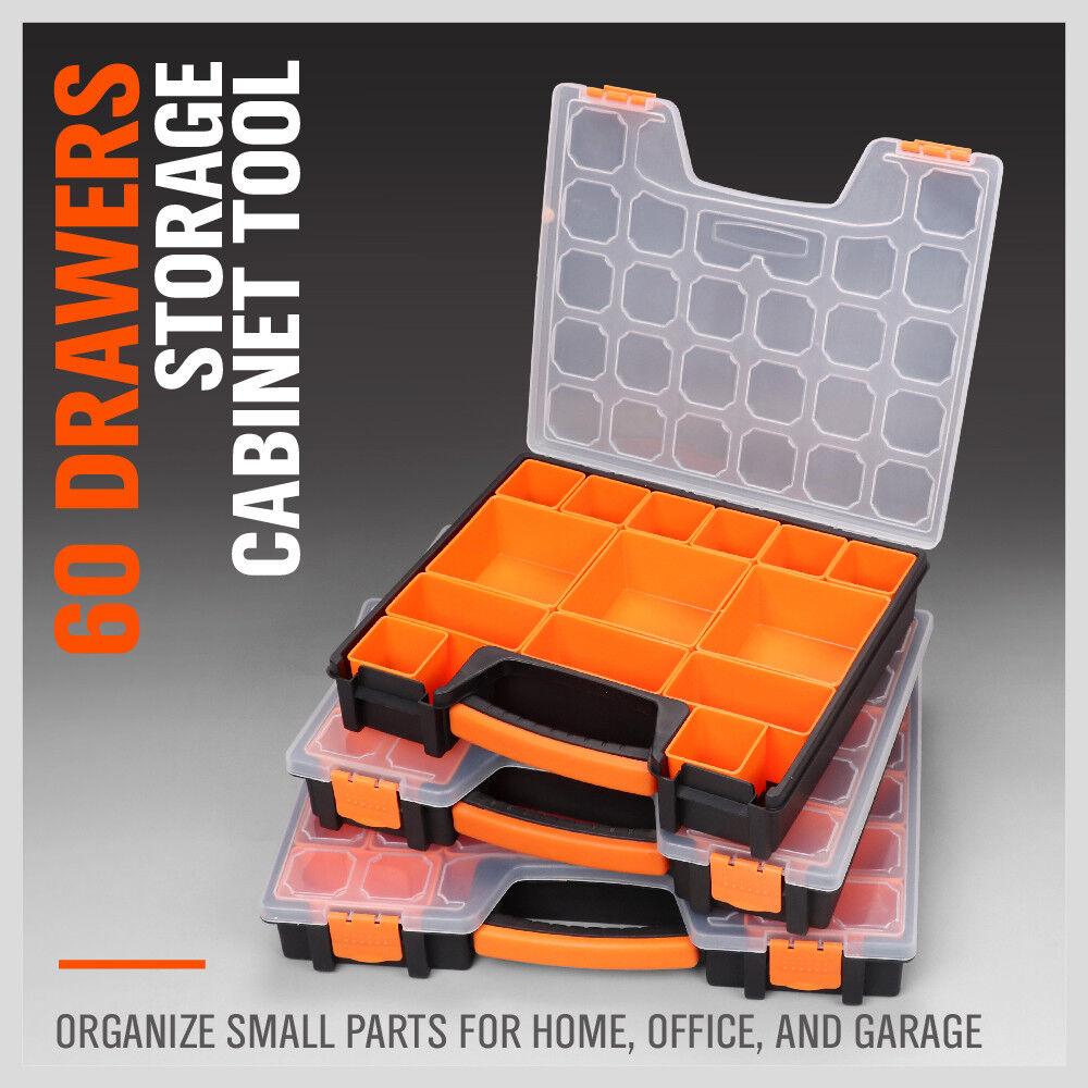 14/15/22 Compartments Parts Storage Box Tool Organizer Plastic Bin Carry Case