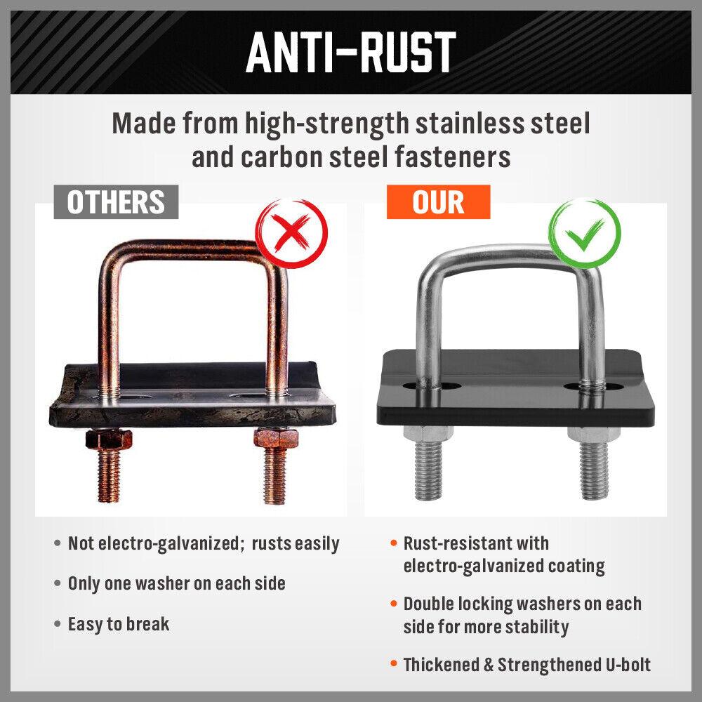 Anti Rattle Tow Bar Hitch Tongue Stabilizer Tightener Bracket Caravan Trailer