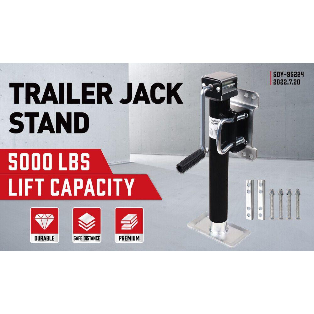 Trailer Caravan Canopy Jack Leg Stand Heavy Duty 2267KG/5000lbs Side Handle