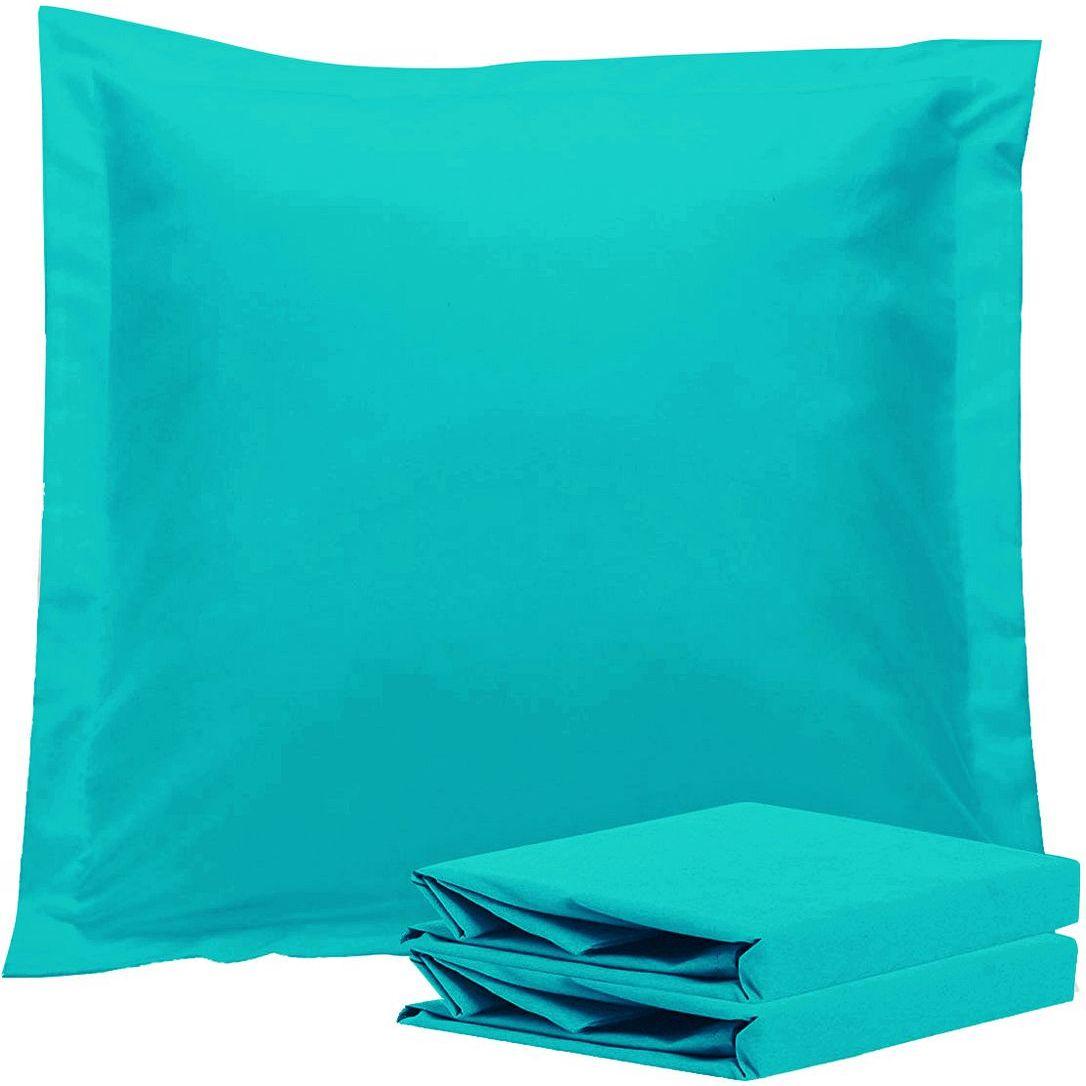 1000TC Premium Ultra Soft European Pillowcases 2-Pack Teal