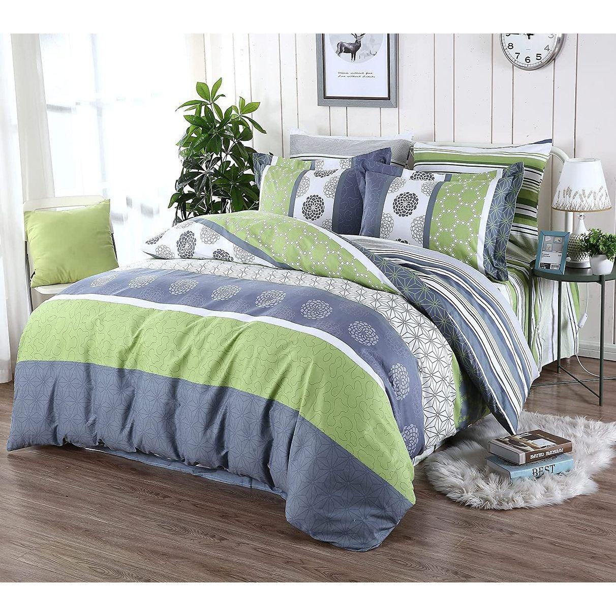 Dexter Queen Size Duvet Doona Quilt Cover Set