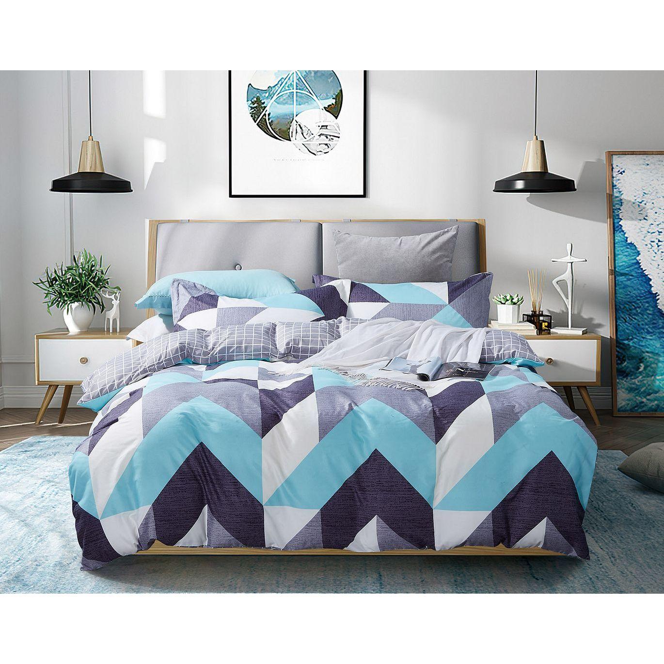 Kian Queen Size Duvet Doona Quilt Cover Set