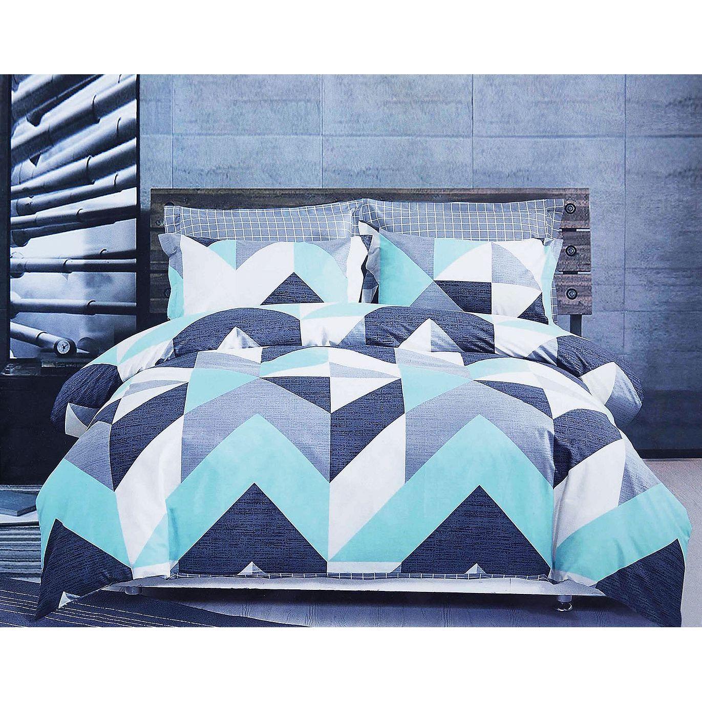 Kian Queen Size Duvet Doona Quilt Cover Set
