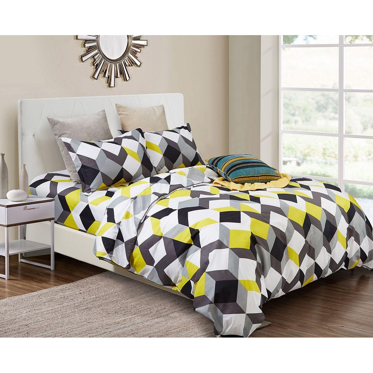 Jensson Queen Size Duvet Doona Quilt Cover Set