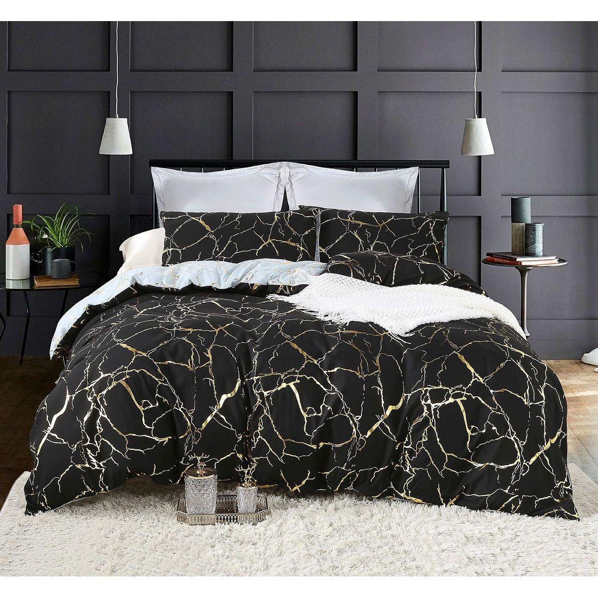 Adana Reversible Super King Size Bed Quilt/Doona/Duvet Cover Set