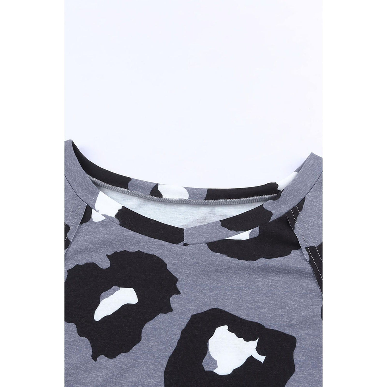 Azura Exchange Leopard Print Long Sleeve Loose Top - L