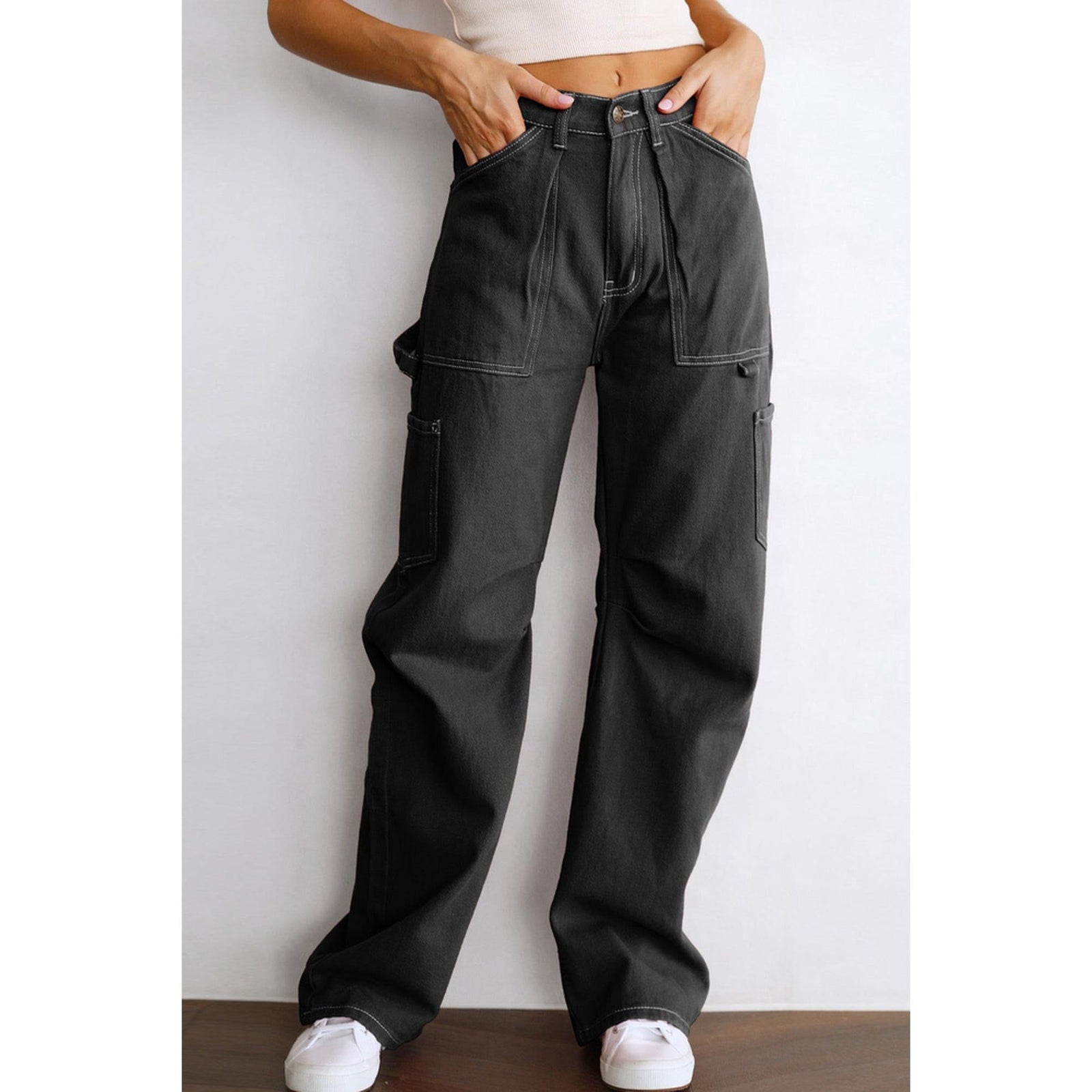 Azura Exchange High Waist Cargo Pants with Pockets - 14 US