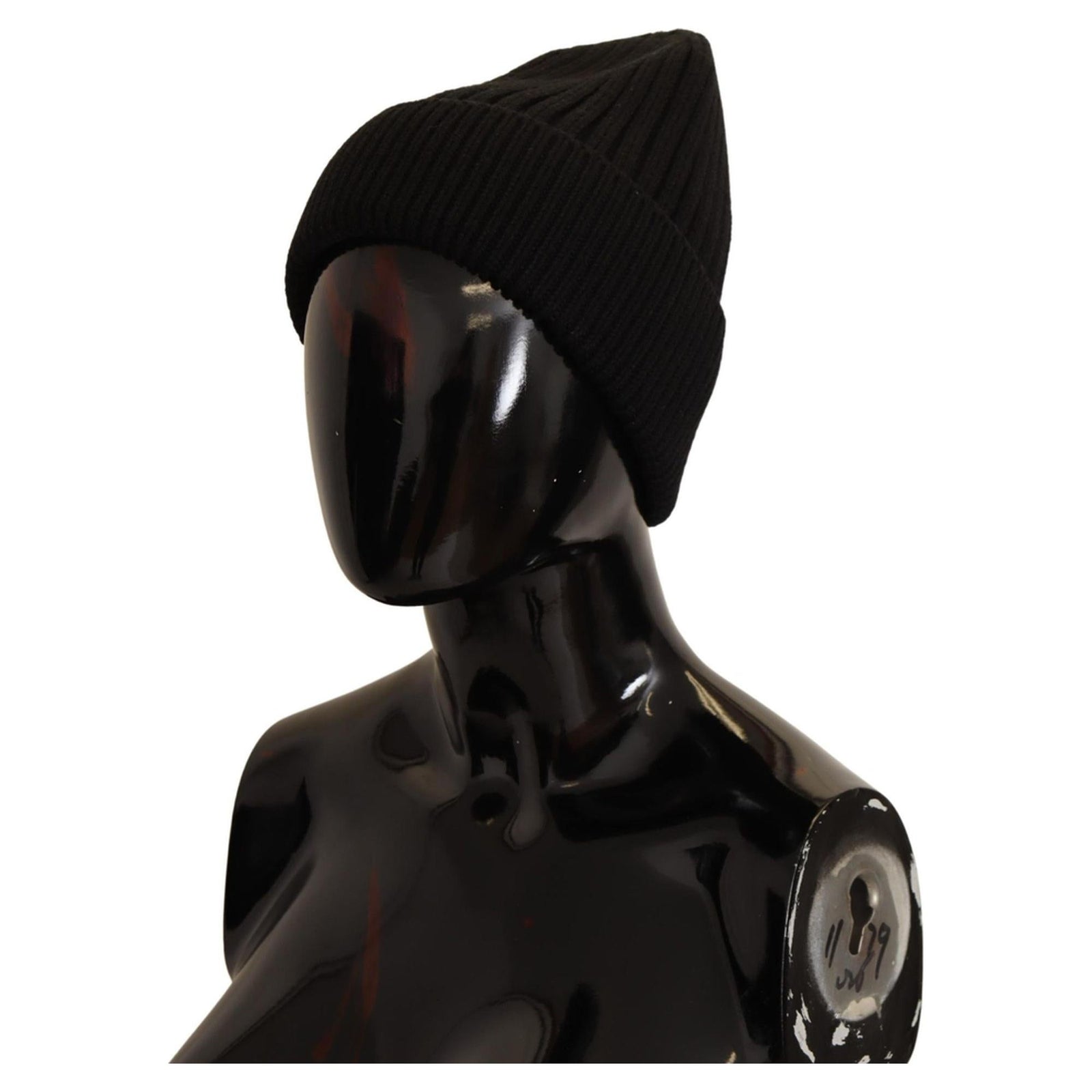 100% Authentic Dolce & Gabbana Cable Knit Beanie Hat with Fleece Liner One Size Women