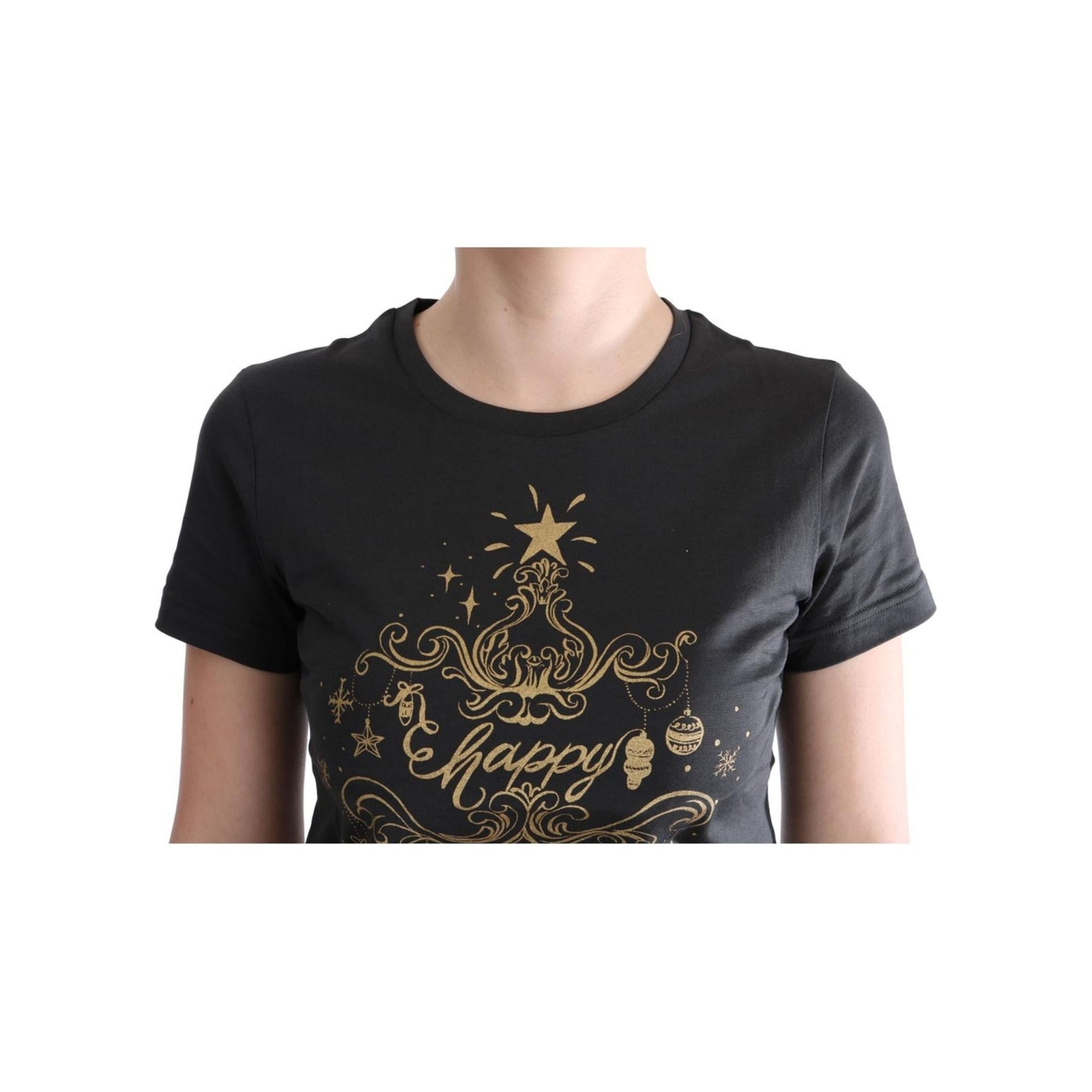 2021 Dolce & Gabbana Short Sleeve T-Shirt with 2017 Print Design 40 IT Women