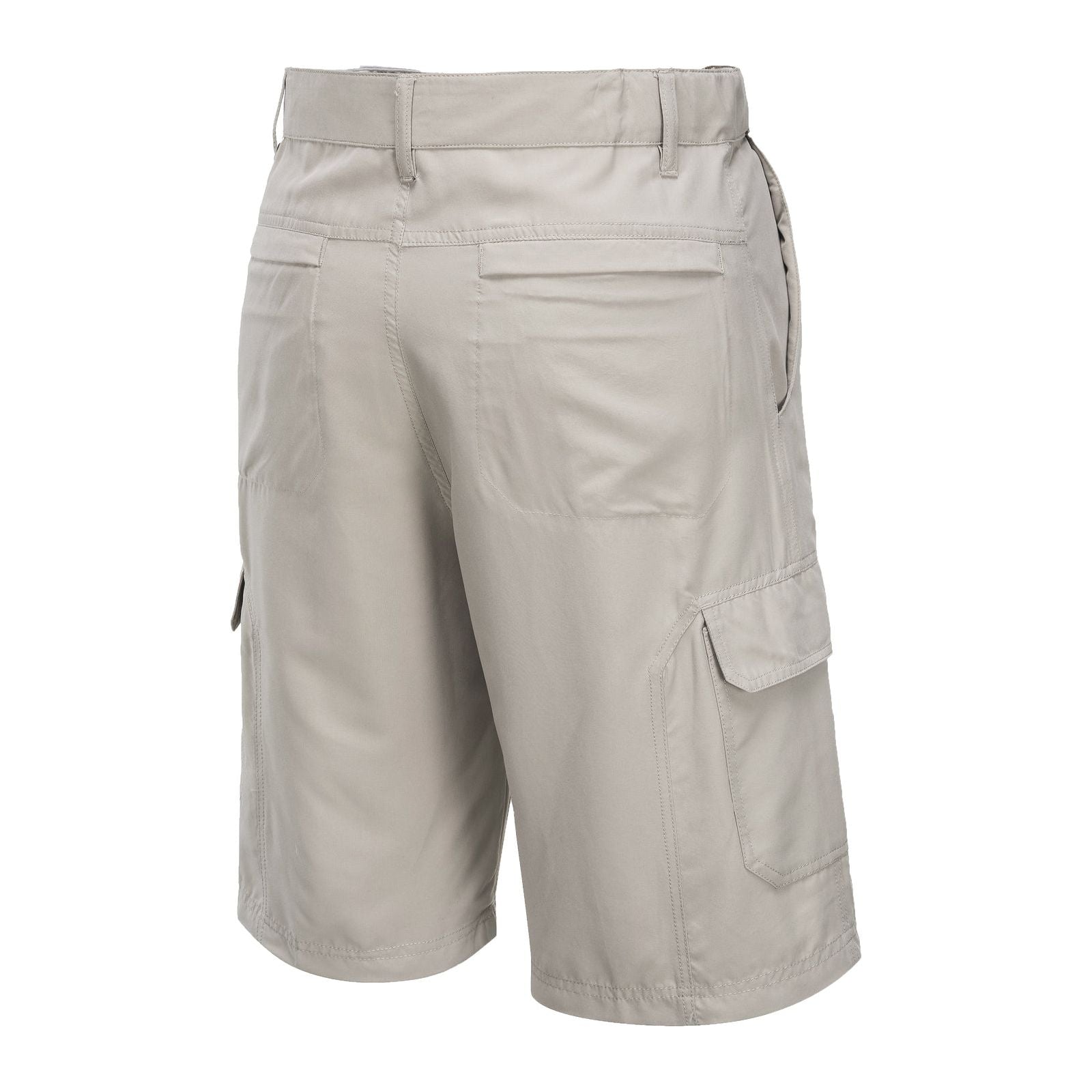 HUSKI Cargo Shorts Mens Cascade Microfibre Flexi Fit Short Army Military 515206 - Bone - 4XL (112cm Waist)
