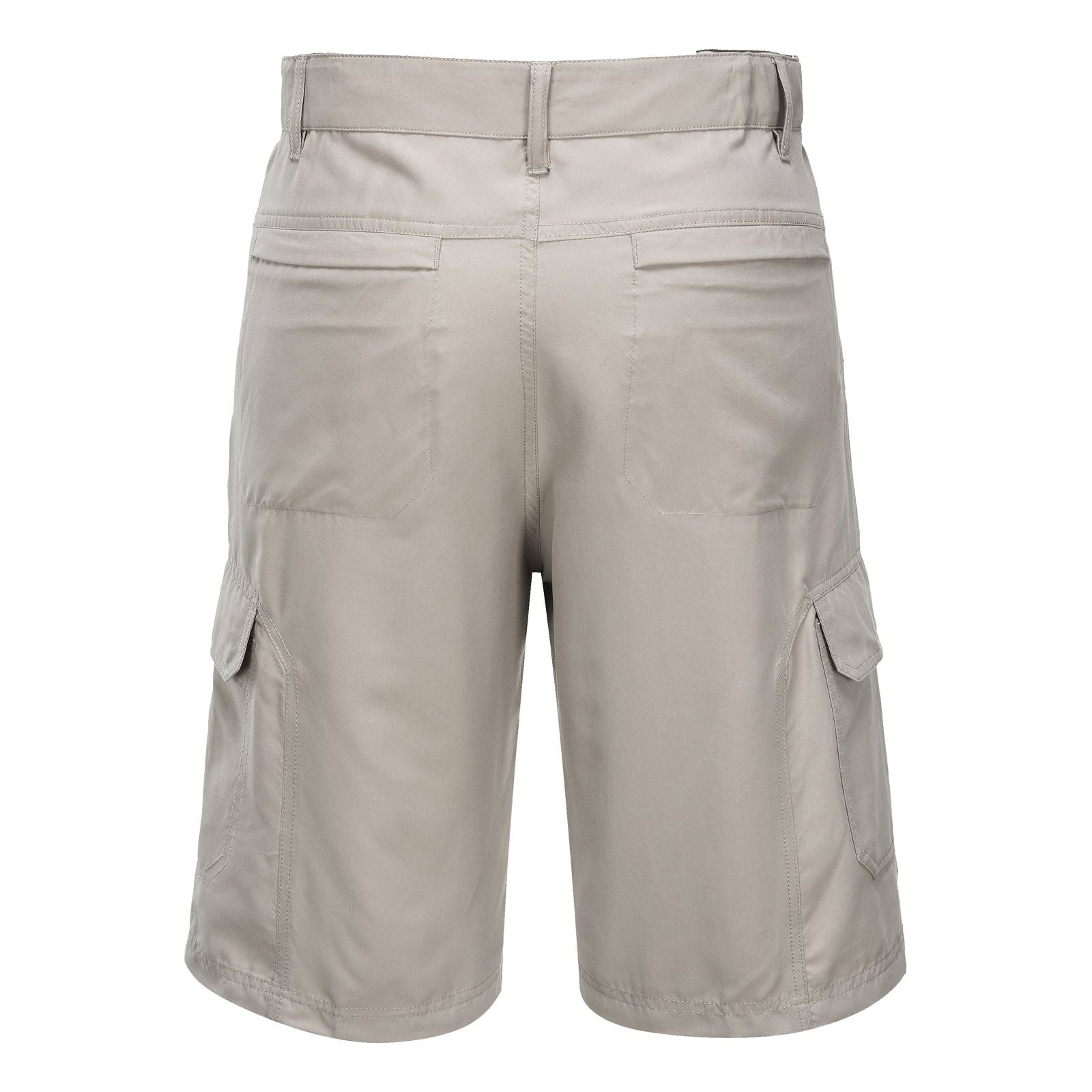 HUSKI Cargo Shorts Mens Cascade Microfibre Flexi Fit Short Army Military 515206 - Bone - 4XL (112cm Waist)