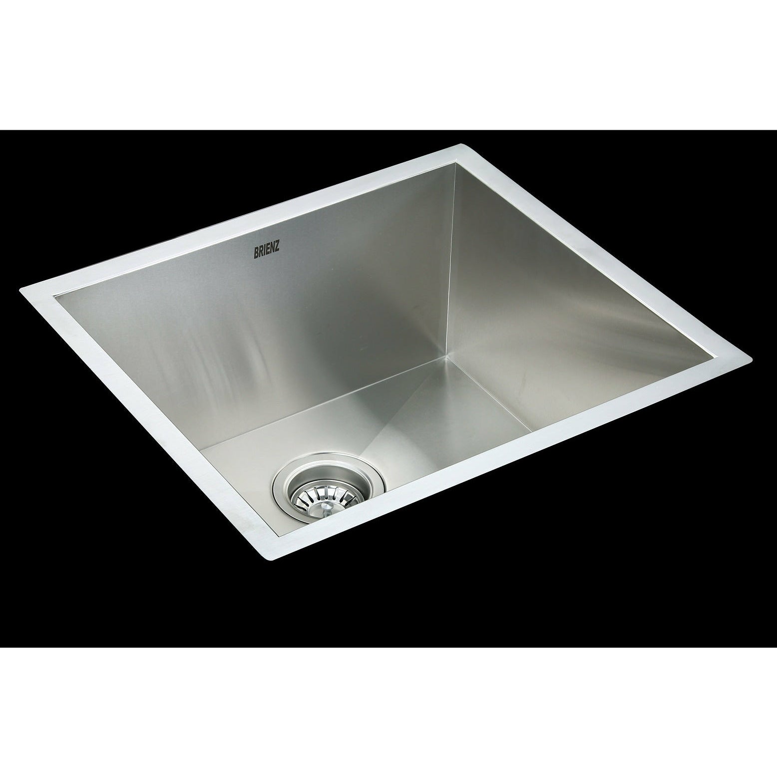 510x450mm Handmade Stainless Steel Undermount / Topmount Kitchen Laundry Sink with Waste