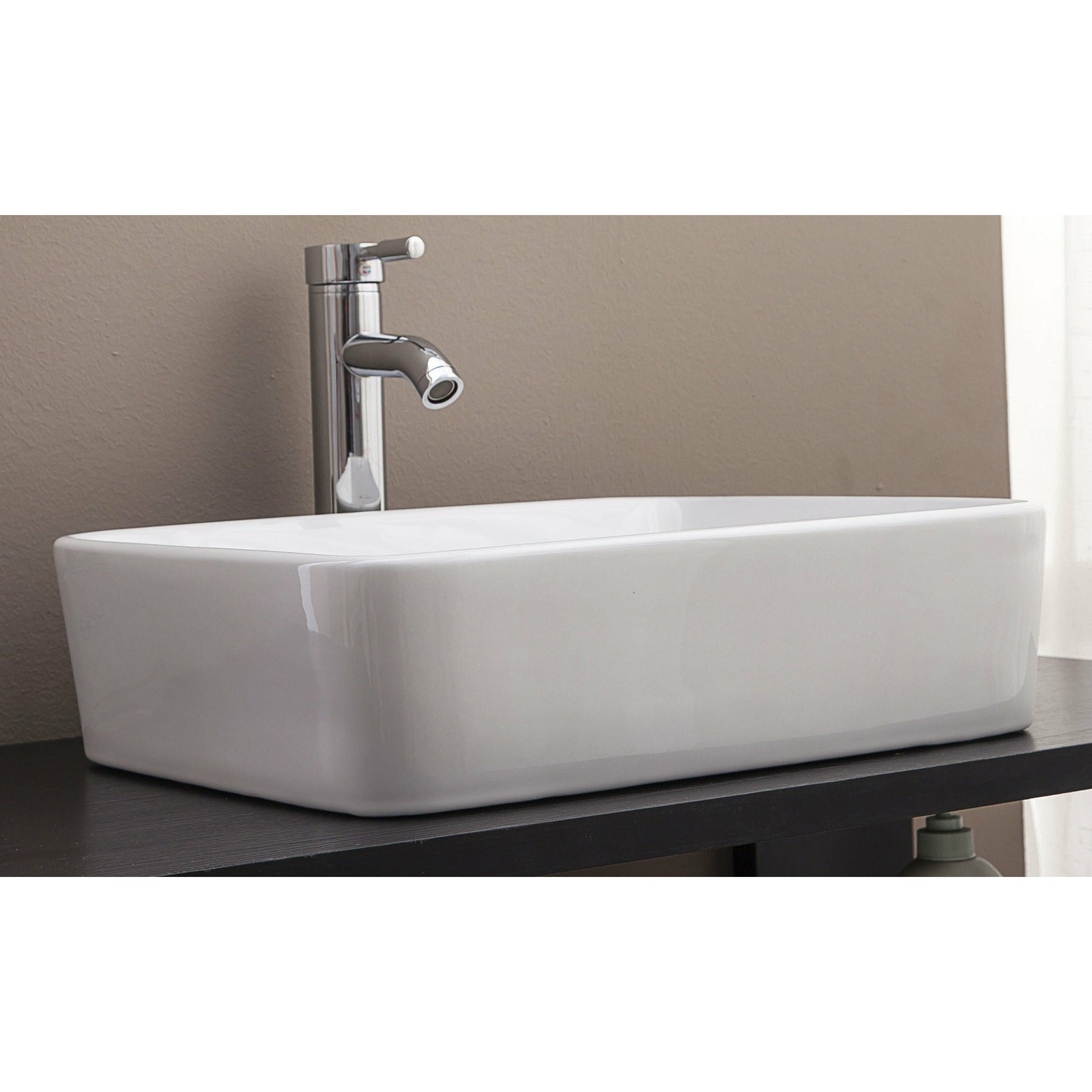 Above Counter Bathroom Vanity Square Basin