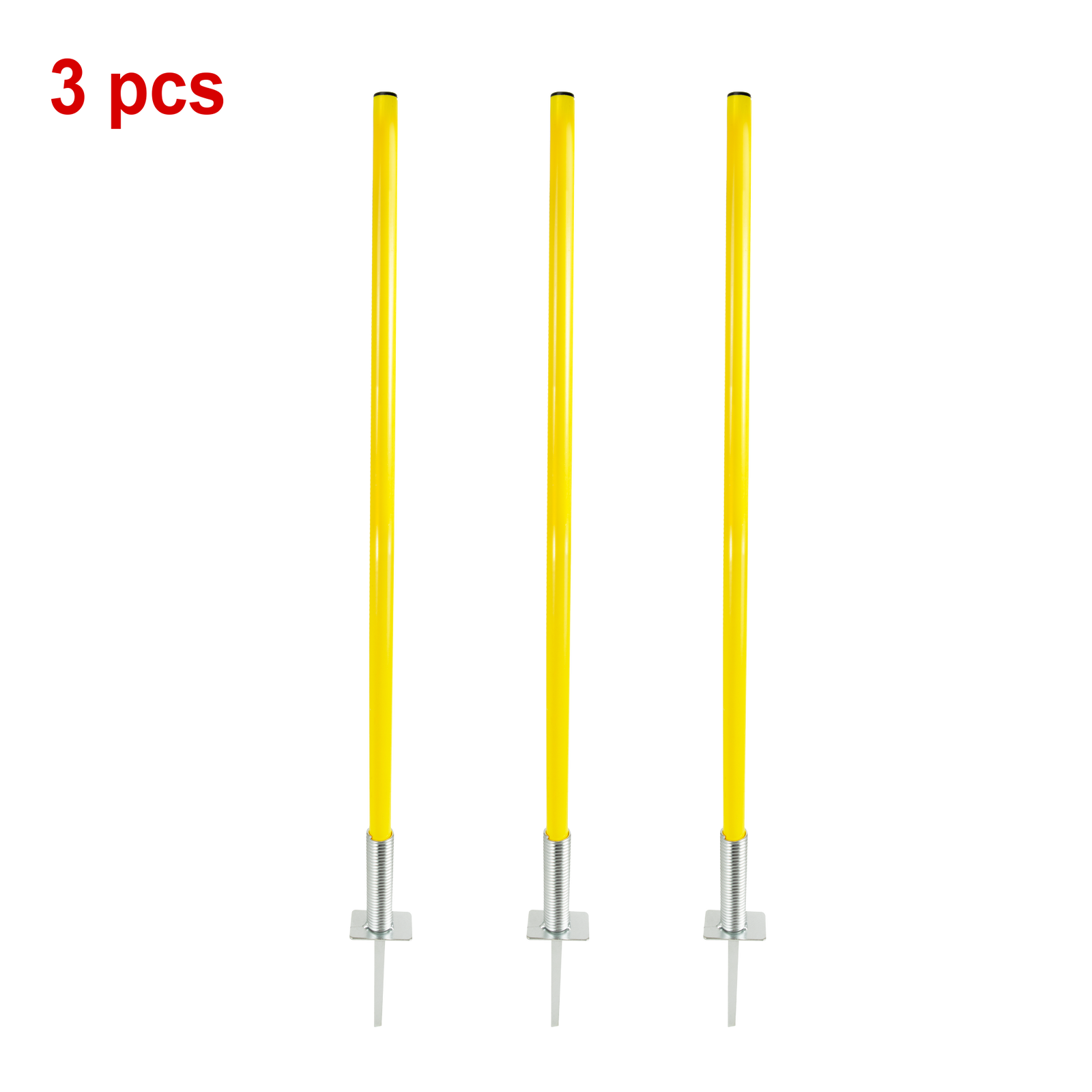 Agility Slalom Training Poles Soccer Rugby Set