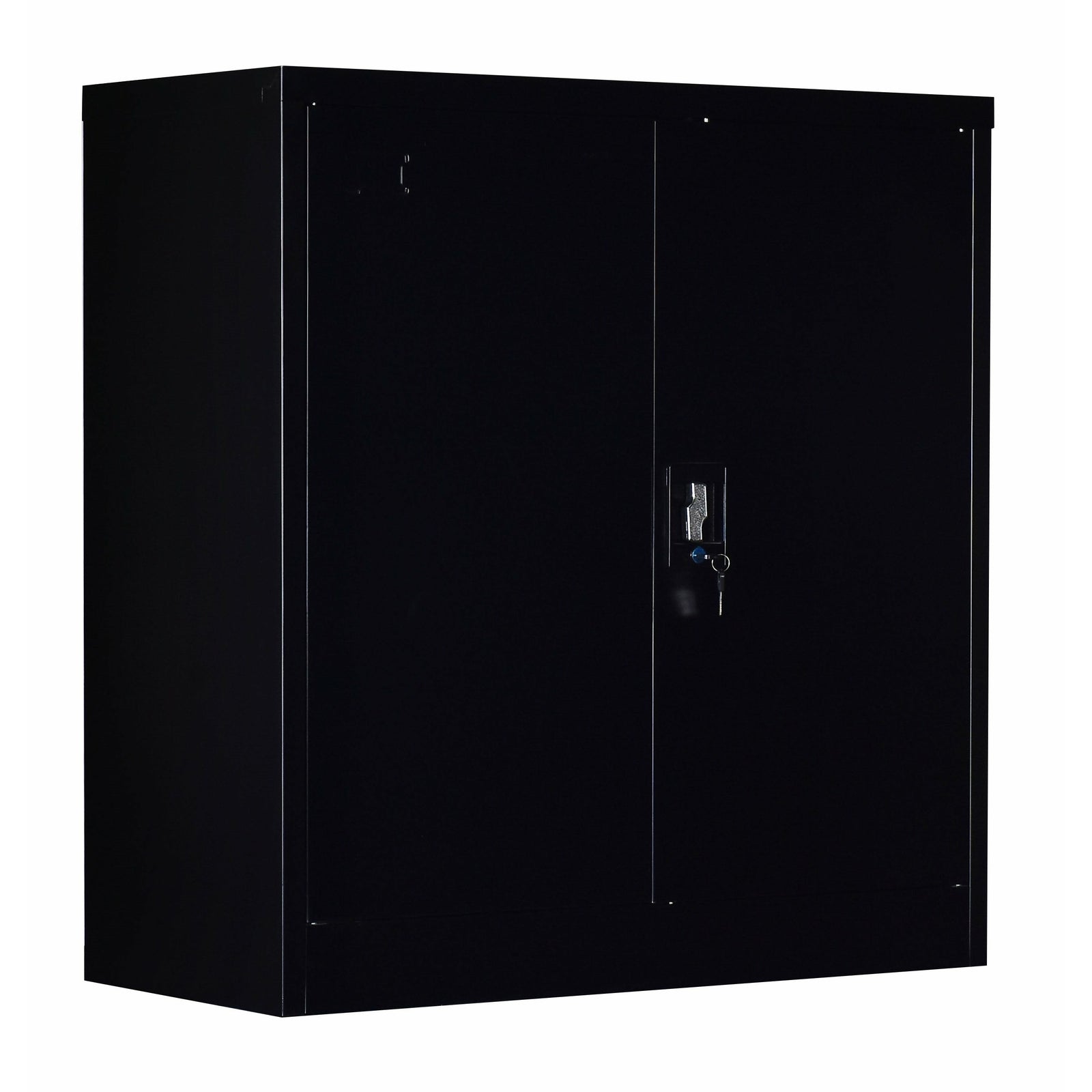 Two-Door Shelf Office Gym Filing Storage Locker Cabinet Safe