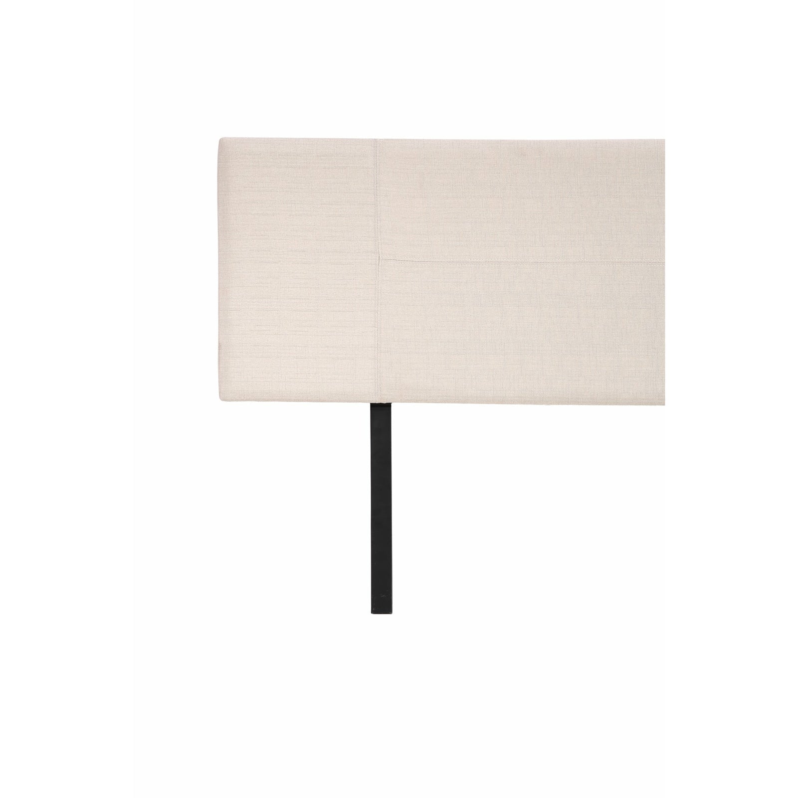 Linen Fabric Double Bed Headboard Bedhead - Beige